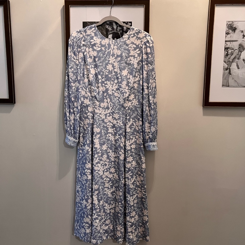 Antonio Melani Blue & White Dress